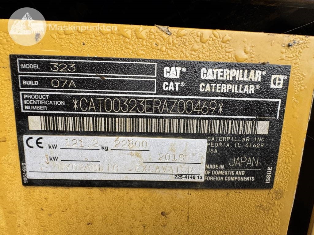 Bager goseničar CAT 323: slika 7