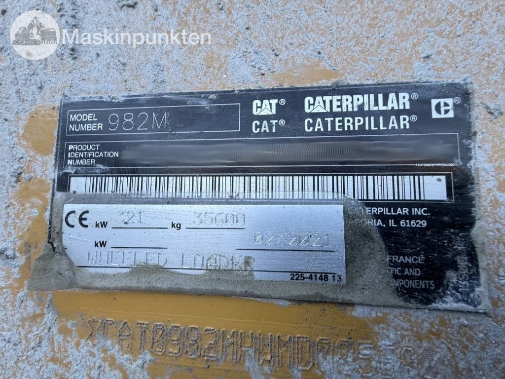 Kolesni nakladalec CAT 982 M: slika 42