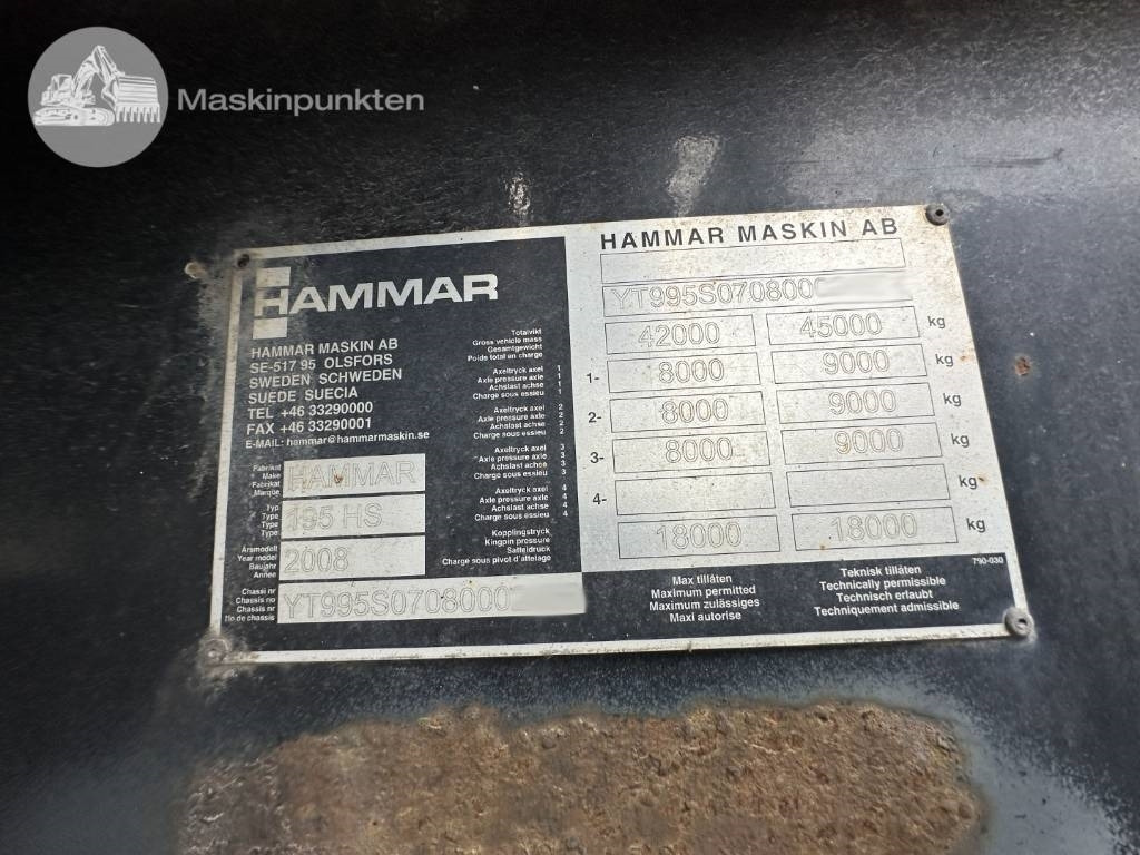 Kontejnerska polprikolica/ Polprikolica z zamenljivim tovoriščem Hammar 195 HS: slika 27