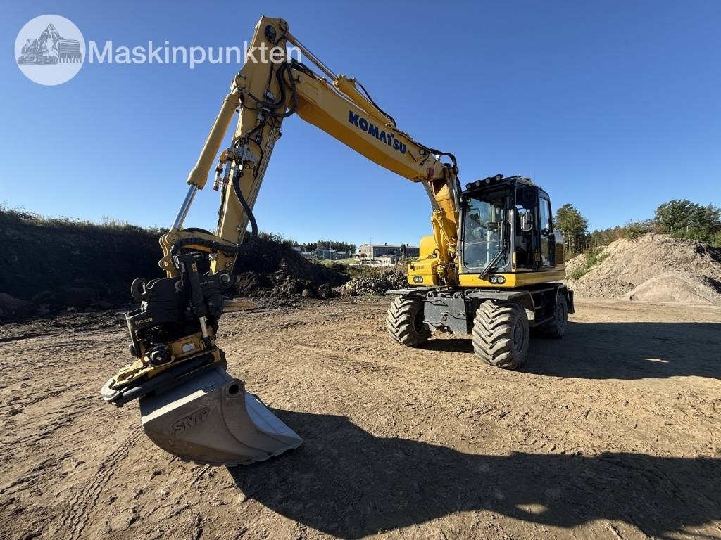 Komatsu PW 160 - Bager na kolesih: slika 1 Komatsu PW 160 - Bager na kolesih: slika 1