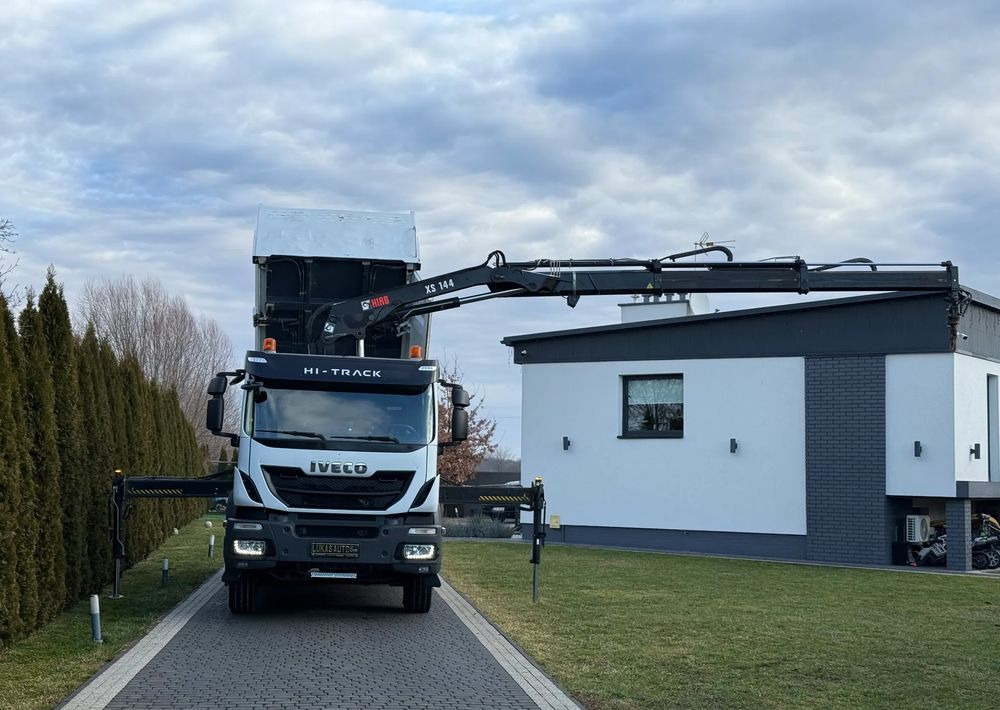 Iveco TRAKKER 450 6X4 PODWÓJNA HYDRO-BURTA HIAB 104 - Tovornjak prekucnik, Tovornjak z dvigalom: slika 1 Iveco TRAKKER 450 6X4 PODWÓJNA HYDRO-BURTA HIAB 104 - Tovornjak prekucnik, Tovornjak z dvigalom: slika 1