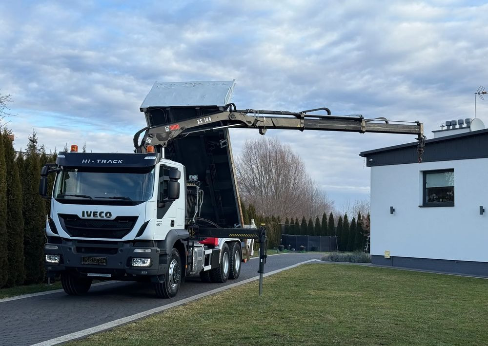 Iveco TRAKKER 450 6X4 PODWÓJNA HYDRO-BURTA HIAB 104 - Tovornjak prekucnik: slika 1 Iveco TRAKKER 450 6X4 PODWÓJNA HYDRO-BURTA HIAB 104 - Tovornjak prekucnik: slika 1