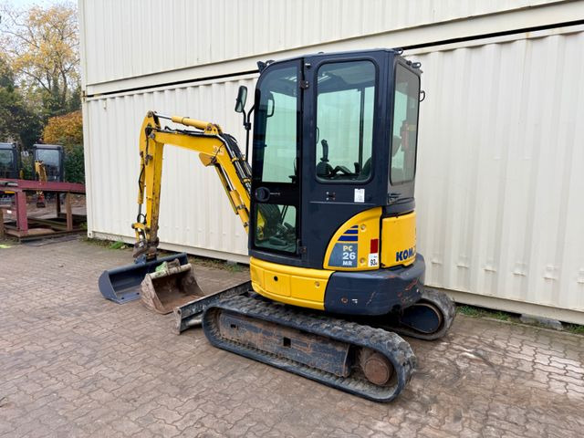 Mini bager Komatsu PC26MR-3 / 2020 BJ / 2 x Löffel: slika 7