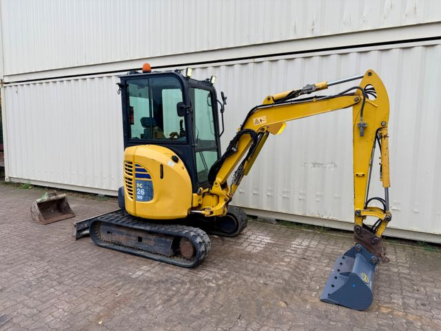 Mini bager Komatsu PC26MR-3 / 2020 BJ / 2 x Löffel: slika 10