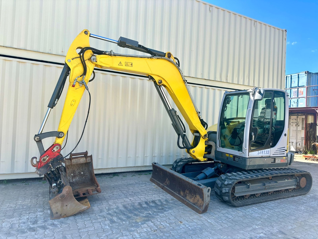 Wacker EZ80 / 2.445 H / 1. Hand / Schwenk + Tieflöffel - Mini bager: slika 1 Wacker EZ80 / 2.445 H / 1. Hand / Schwenk + Tieflöffel - Mini bager: slika 1