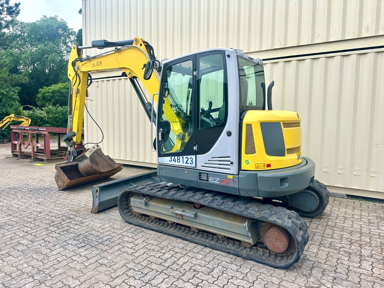 Wacker EZ80 / 2.474 H / 1. Hand / Schwenk + Tieflöffel - Mini bager: slika 3 Wacker EZ80 / 2.474 H / 1. Hand / Schwenk + Tieflöffel - Mini bager: slika 3