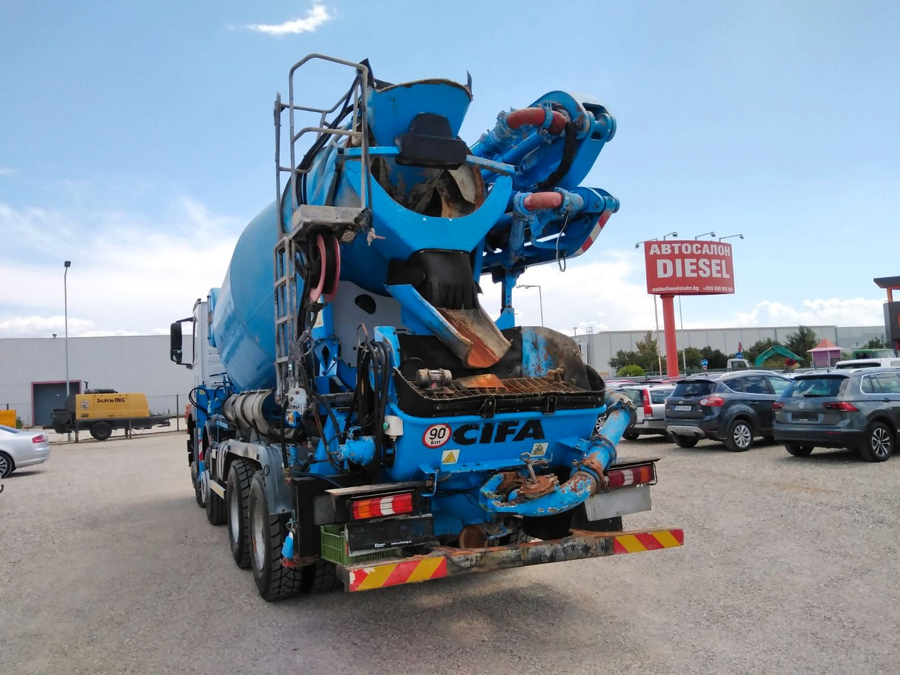 Mercedes-Benz AROCS 4140 CIFA MAGNUM MK28.4L 8X6 - Avtomešalec s črpalko: slika 5 Mercedes-Benz AROCS 4140 CIFA MAGNUM MK28.4L 8X6 - Avtomešalec s črpalko: slika 5