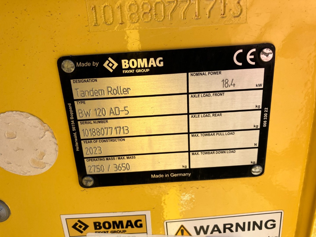BOMAG DE BW 151 AD-50 Stage IIIa/Tier 4i - Cestni valjar: slika 2 BOMAG DE BW 151 AD-50 Stage IIIa/Tier 4i - Cestni valjar: slika 2