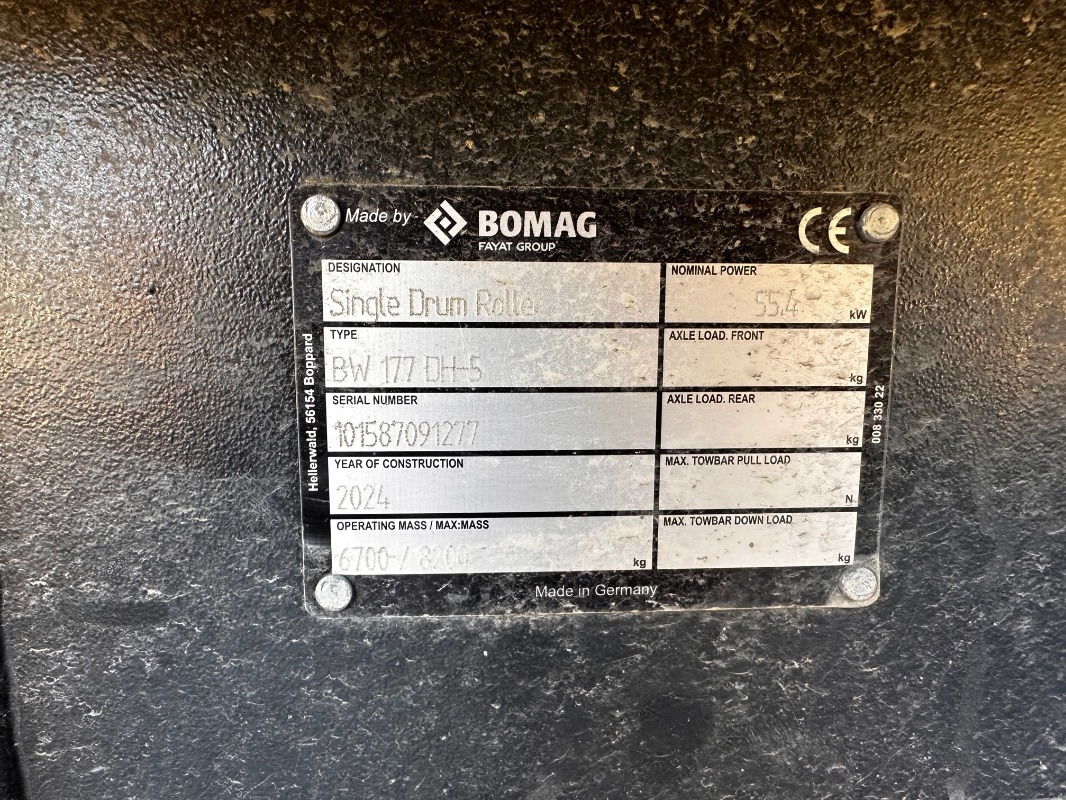 BOMAG DE BW 177 DH-5 Stage V/Tier 4f - Kompaktor: slika 3 BOMAG DE BW 177 DH-5 Stage V/Tier 4f - Kompaktor: slika 3