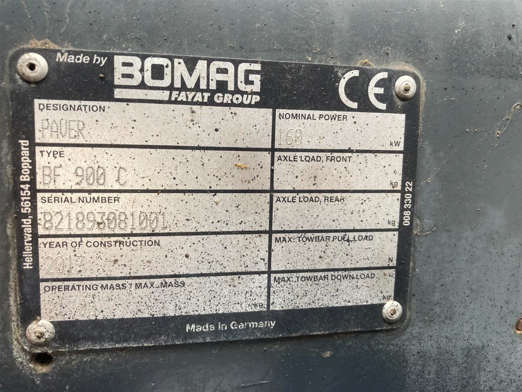 BOMAG IT BF 900 C S500 Stage IIIb/Tier 4i - Asfaltni finišer: slika 2 BOMAG IT BF 900 C S500 Stage IIIb/Tier 4i - Asfaltni finišer: slika 2