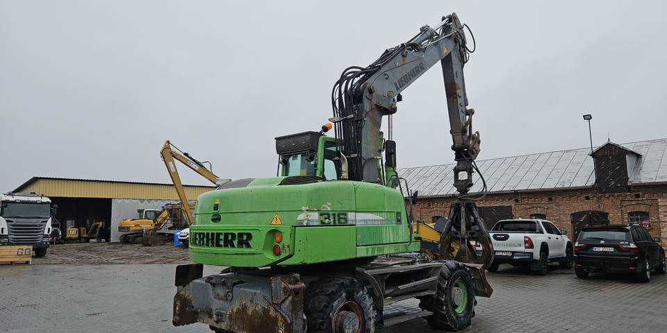 Koparka kołowa Liebherr A 316 Litronic chwytak podpory pług - Bager na kolesih: slika 5 Koparka kołowa Liebherr A 316 Litronic chwytak podpory pług - Bager na kolesih: slika 5
