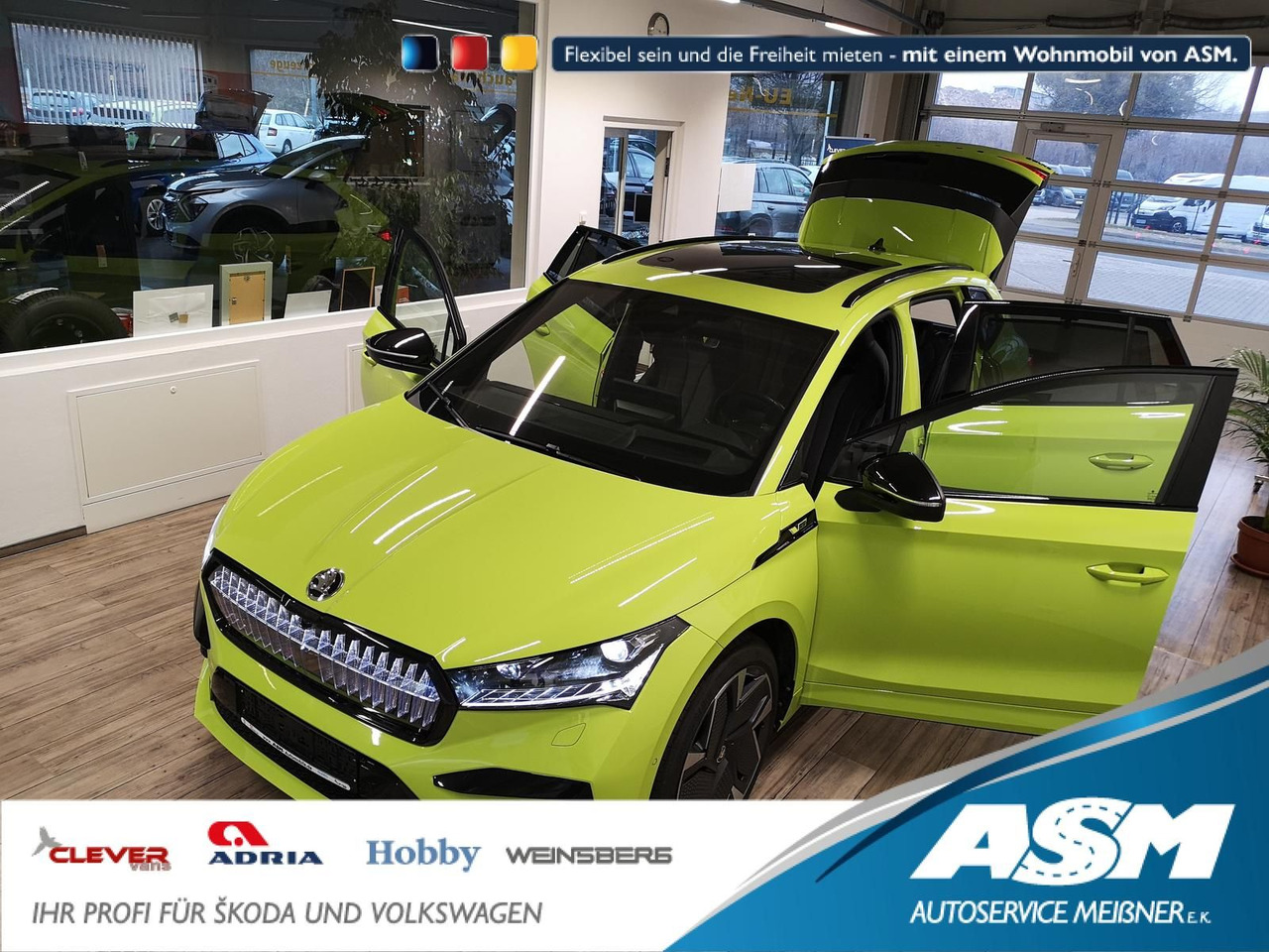 Skoda Enyaq iV RS 220 kW*PSD*AHK*virt.Pedal*360°Kamera - SUV: slika 1 Skoda Enyaq iV RS 220 kW*PSD*AHK*virt.Pedal*360°Kamera - SUV: slika 1