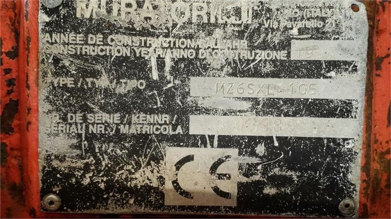 Muratori MZ6SXL 105 - Zemeljska freza: slika 5 Muratori MZ6SXL 105 - Zemeljska freza: slika 5