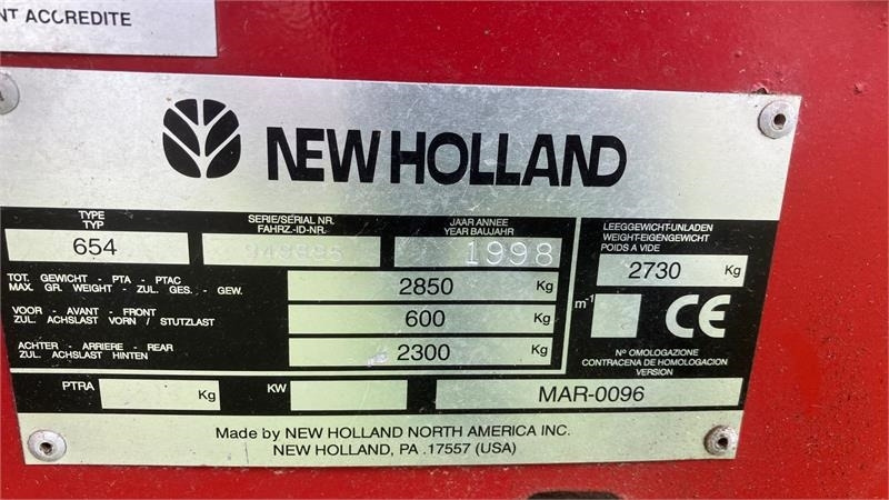 New Holland 654 RUNDBALLEPRESSER Cropcutter - Balirka za okrogle bale: slika 5 New Holland 654 RUNDBALLEPRESSER Cropcutter - Balirka za okrogle bale: slika 5