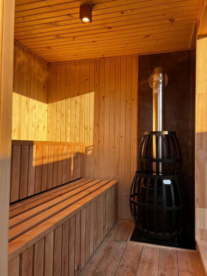 IDEX Sauna 200x220x200 cm – Compact Outdoor or Indoor Sauna Cabin Mobile Sauna - Zamenljiva nadgradnja/ Kontejnerj: slika 3 IDEX Sauna 200x220x200 cm – Compact Outdoor or Indoor Sauna Cabin Mobile Sauna - Zamenljiva nadgradnja/ Kontejnerj: slika 3