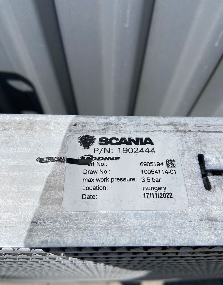 Intercooler Scania G euro 6 chłodnica powietrza 1902444 - Vmesni hladilnik za Tovornjak: slika 3 Intercooler Scania G euro 6 chłodnica powietrza 1902444 - Vmesni hladilnik za Tovornjak: slika 3