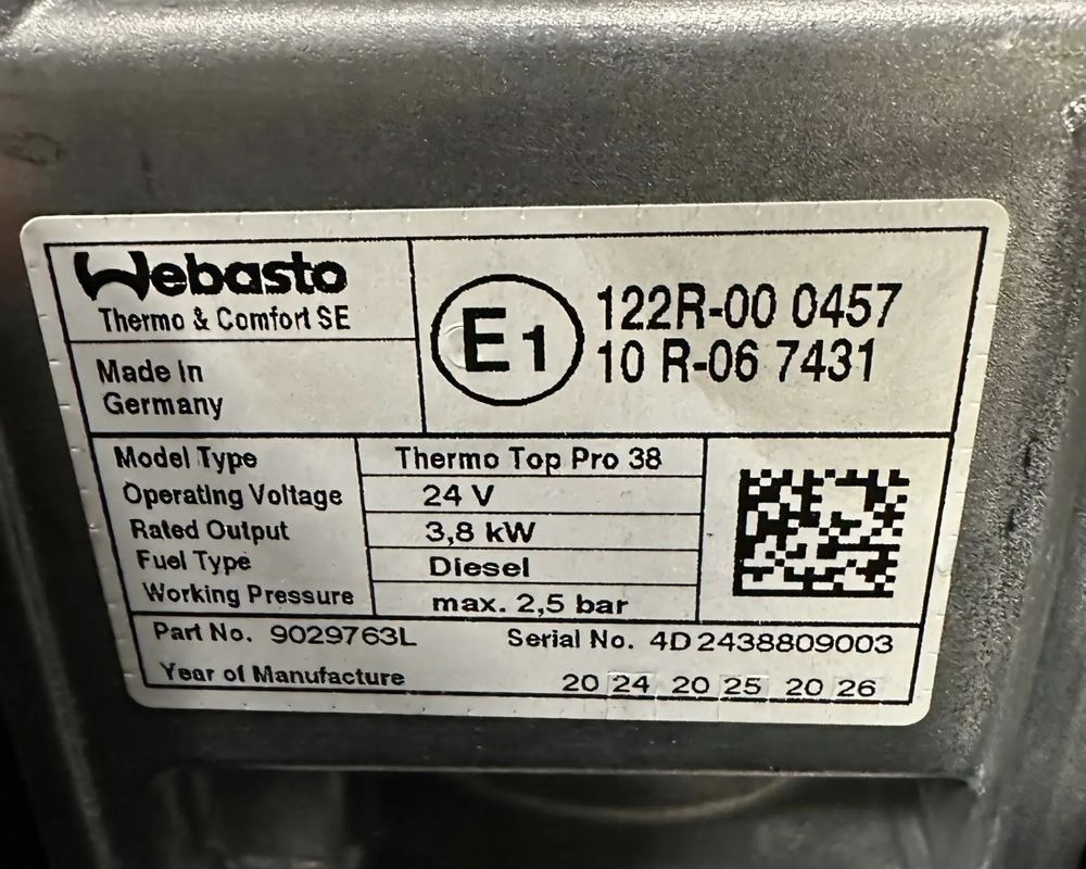 SCANIA R S OGRZEWANIE POSTOJOWE WEBASTO 3114280 NOWE - Ogrevanje/ Prezračevanje za Tovornjak: slika 3 SCANIA R S OGRZEWANIE POSTOJOWE WEBASTO 3114280 NOWE - Ogrevanje/ Prezračevanje za Tovornjak: slika 3