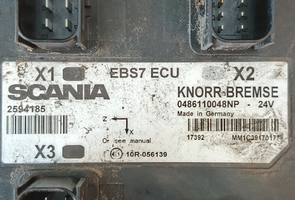 SCANIA R S STEROWNIK KOMPUTER MODUŁ EBS7 2594185 - ECU za Tovornjak: slika 2 SCANIA R S STEROWNIK KOMPUTER MODUŁ EBS7 2594185 - ECU za Tovornjak: slika 2