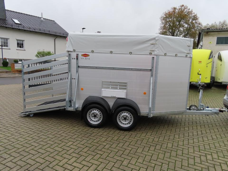 Böckmann Viehanhänger, 2,4 to. Tür/Rampekombi, Humbaur, Fendt - Prikolica za prevoz živine: slika 2 Böckmann Viehanhänger, 2,4 to. Tür/Rampekombi, Humbaur, Fendt - Prikolica za prevoz živine: slika 2