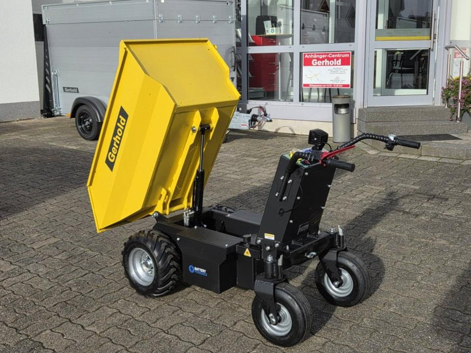 Mini demper E Dumper Minidumper Mulde Elektroschubkarre Mieten Leihen: slika 6