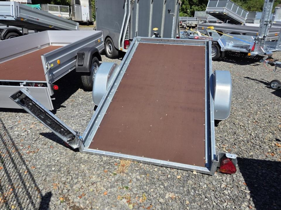 PKW-Anhänger 13 Stützrad Kippbar Motorrad Rasenmäher Quad 100km/h - Prikolica za prevoz motorjev: slika 4 PKW-Anhänger 13 Stützrad Kippbar Motorrad Rasenmäher Quad 100km/h - Prikolica za prevoz motorjev: slika 4