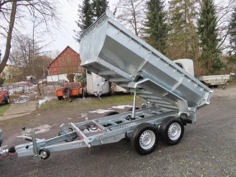 PKW Anhänger Kipper Muldenkipper Auffahrschienen 3,5t 100km/h - Kiper prikolica: slika 1 PKW Anhänger Kipper Muldenkipper Auffahrschienen 3,5t 100km/h - Kiper prikolica: slika 1