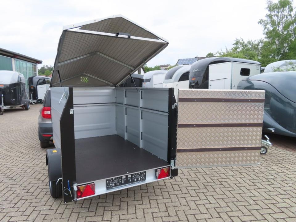 TPV Kleinviehanhänger 1,0t Flügeltür Viehanhänger Ziegen Schafe - Prikolica za prevoz živine: slika 2 TPV Kleinviehanhänger 1,0t Flügeltür Viehanhänger Ziegen Schafe - Prikolica za prevoz živine: slika 2