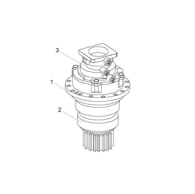 Sennebogen ZF DR250 053017 and ZF DR350 250184 slewing gear - Nihajni motor za Bager za prekladanje primarnih/ Sekundarnih surovin: slika 1 Sennebogen ZF DR250 053017 and ZF DR350 250184 slewing gear - Nihajni motor za Bager za prekladanje primarnih/ Sekundarnih surovin: slika 1