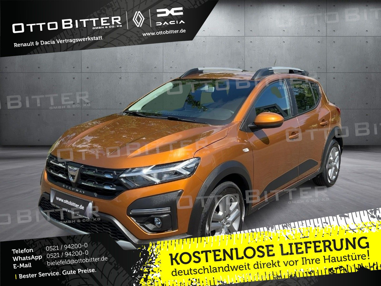 Dacia Sandero Stepway Comfort TCe100 ECO-G ANHÄNGERK - Limuzina: slika 1 Dacia Sandero Stepway Comfort TCe100 ECO-G ANHÄNGERK - Limuzina: slika 1