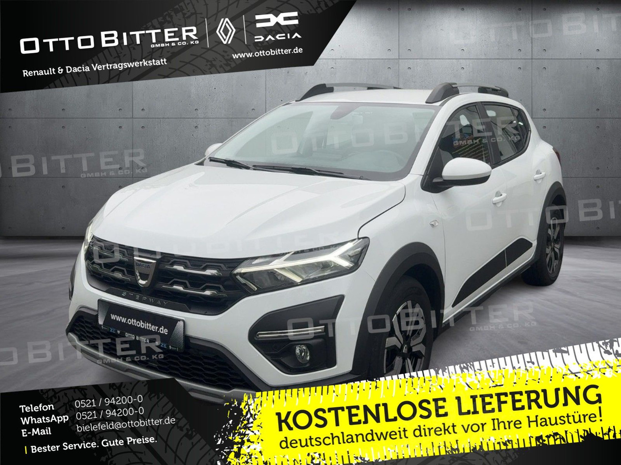 Dacia Sandero Stepway Comfort TCe90 ALU/KAMERA/NAVI - Limuzina: slika 1 Dacia Sandero Stepway Comfort TCe90 ALU/KAMERA/NAVI - Limuzina: slika 1