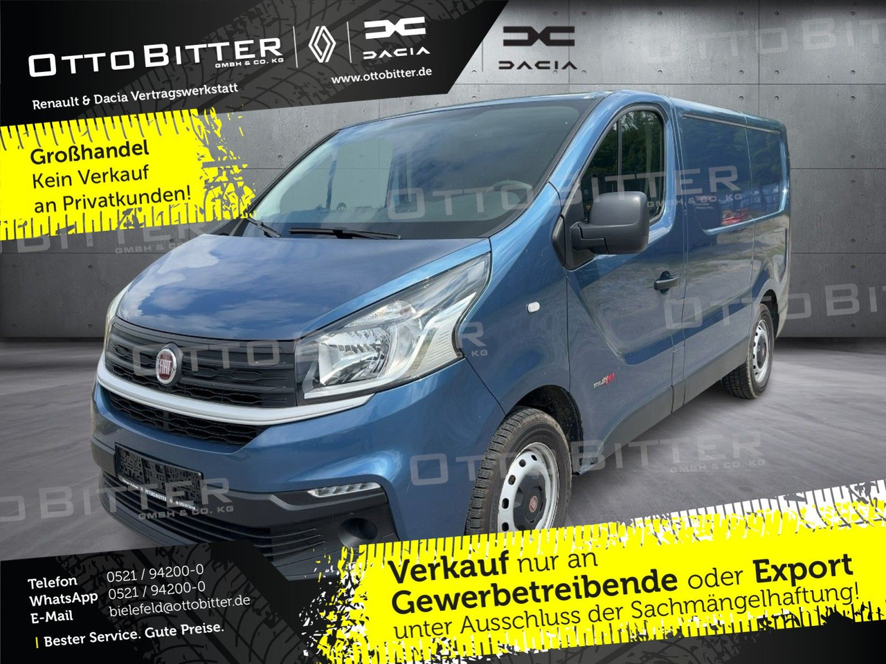 Fiat Talento 1.6 Multijet Turbo L1H1 ANHÄNGERKUP/GJR - Furgon: slika 1 Fiat Talento 1.6 Multijet Turbo L1H1 ANHÄNGERKUP/GJR - Furgon: slika 1