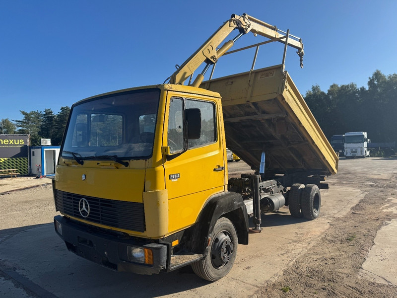 Mercedes-Benz SK 914 (STEEL SUSPENSION / HIAB CRANE / 6 CYLINDER WITH MANUAL PUMP / PERFECT GERMAN TRUCK !!!) - Tovornjak prekucnik, Tovornjak z dvigalom: slika 1 Mercedes-Benz SK 914 (STEEL SUSPENSION / HIAB CRANE / 6 CYLINDER WITH MANUAL PUMP / PERFECT GERMAN TRUCK !!!) - Tovornjak prekucnik, Tovornjak z dvigalom: slika 1