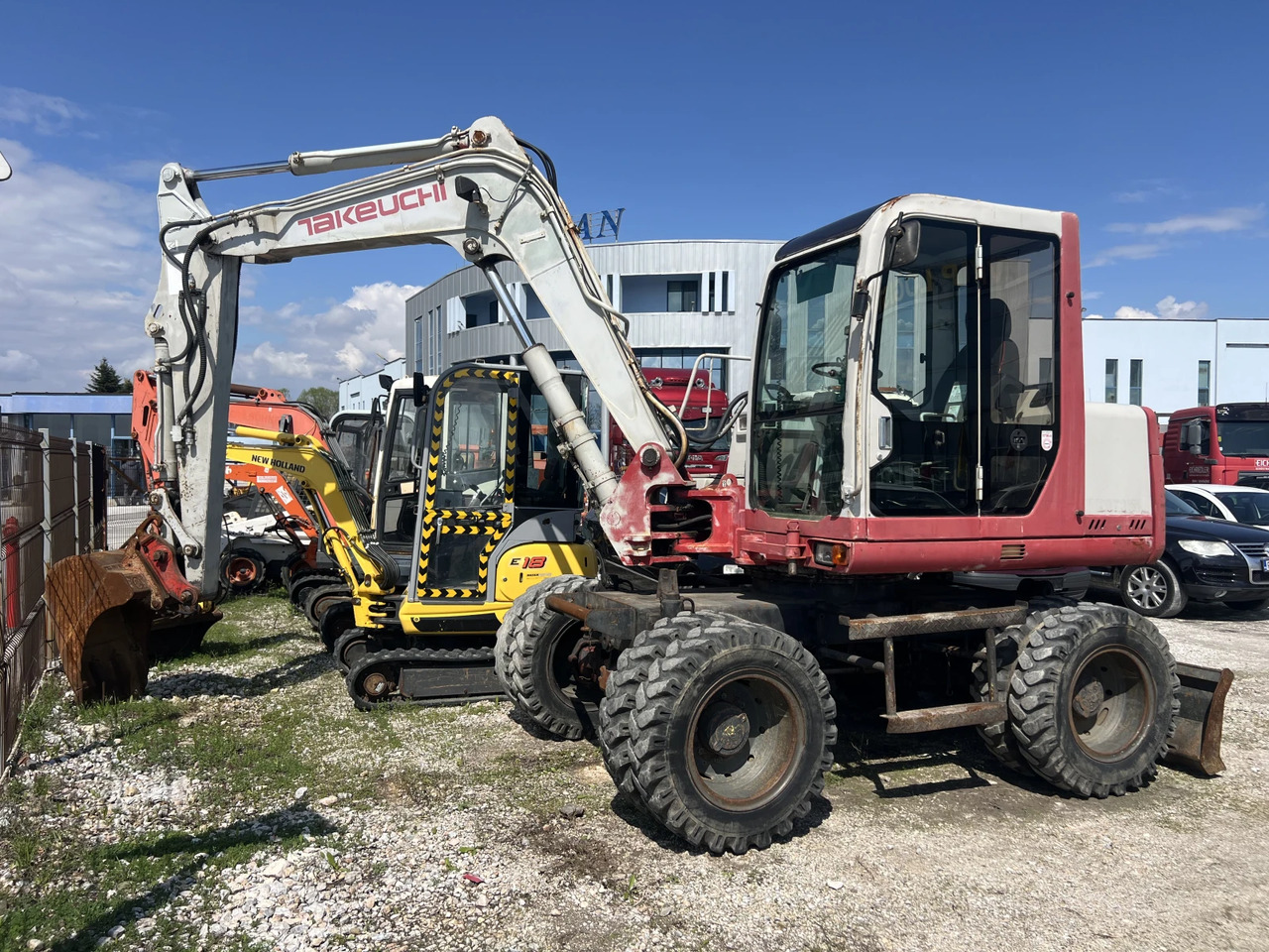 Багер Takeuchi 8-Тона, TB070W, Внос - Bager na kolesih: slika 1 Багер Takeuchi 8-Тона, TB070W, Внос - Bager na kolesih: slika 1