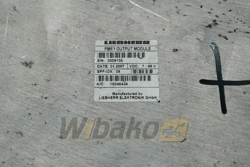 Liebherr PME1 10046438 - ECU za Gradbeni stroj: slika 3 Liebherr PME1 10046438 - ECU za Gradbeni stroj: slika 3