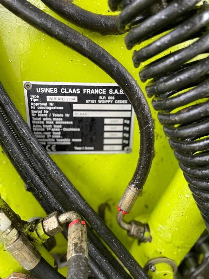 Claas Variant 280 - Balirka za okrogle bale: slika 4 Claas Variant 280 - Balirka za okrogle bale: slika 4