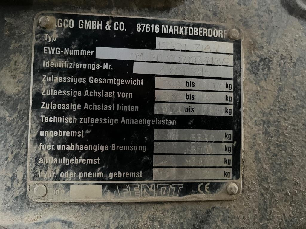 Fendt Favorit 716 Vario - Traktor: slika 5 Fendt Favorit 716 Vario - Traktor: slika 5