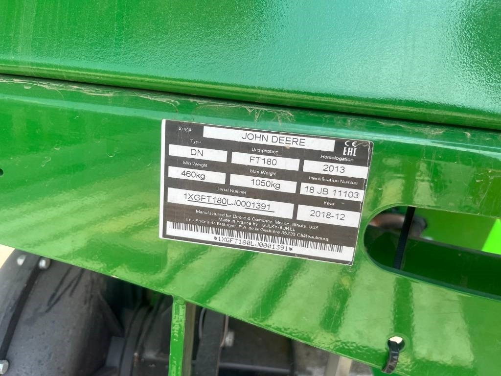 John Deere FT 180 - Trosilnik gnojila: slika 4 John Deere FT 180 - Trosilnik gnojila: slika 4