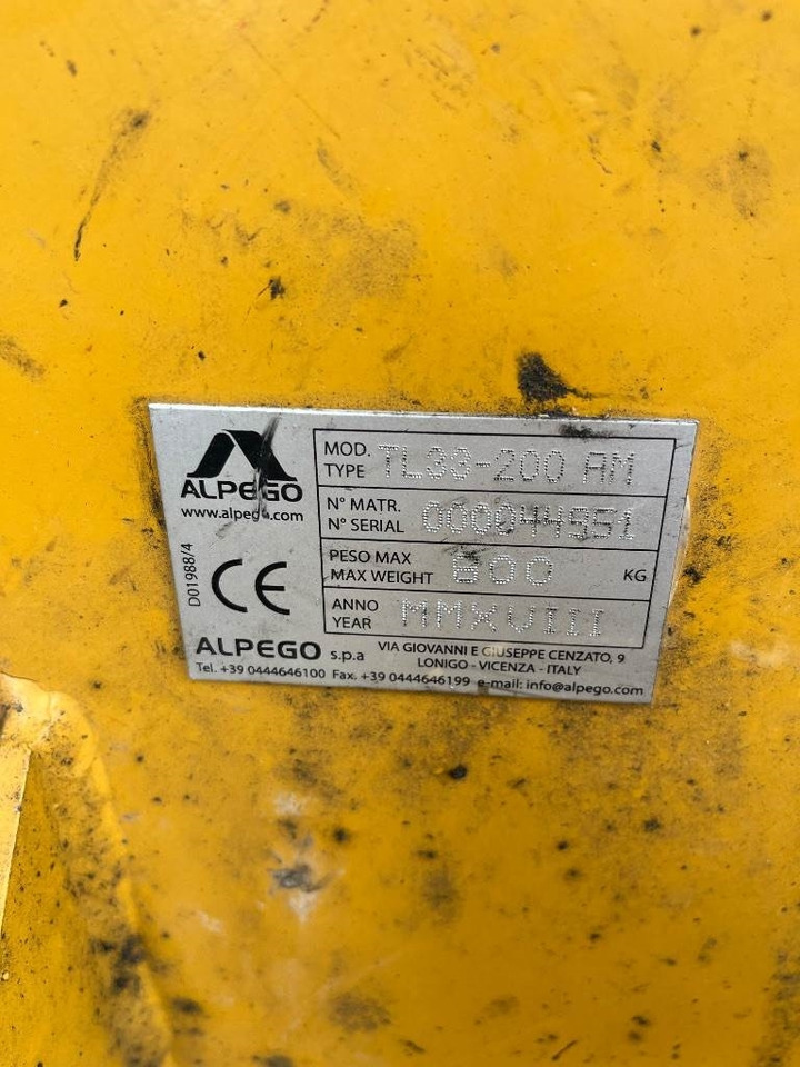 Alpego TL33 200 - Kmetijski stroj: slika 3 Alpego TL33 200 - Kmetijski stroj: slika 3