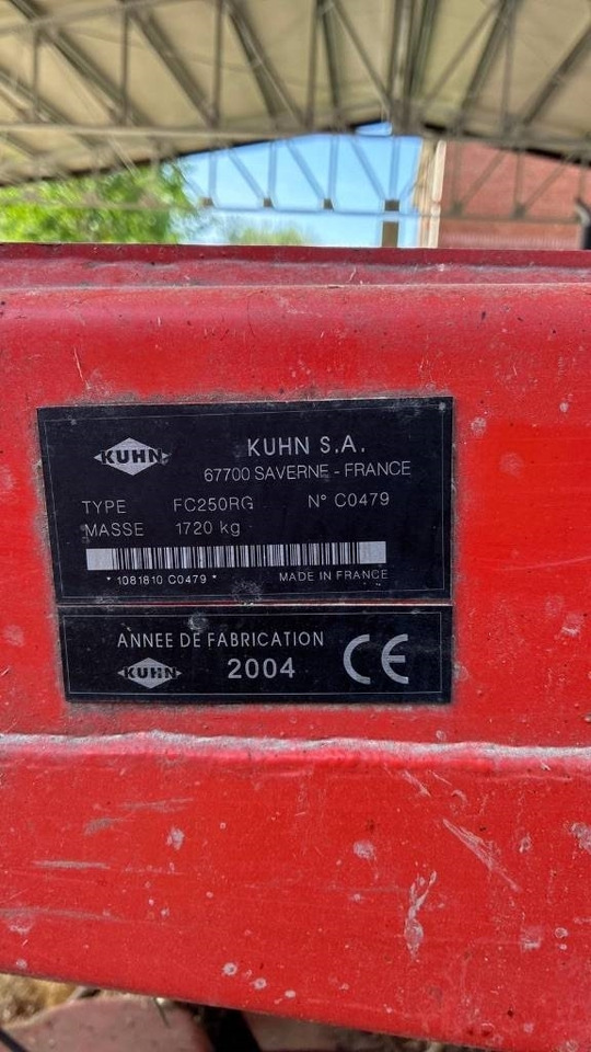 Kuhn FC 250 R G - Kosilnica: slika 2 Kuhn FC 250 R G - Kosilnica: slika 2