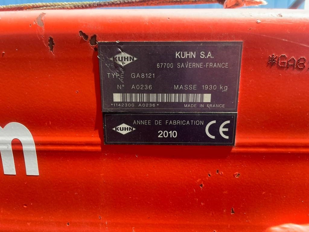 Kuhn GA 8121 - Obračalnik/ Zgrabljalnik: slika 5 Kuhn GA 8121 - Obračalnik/ Zgrabljalnik: slika 5