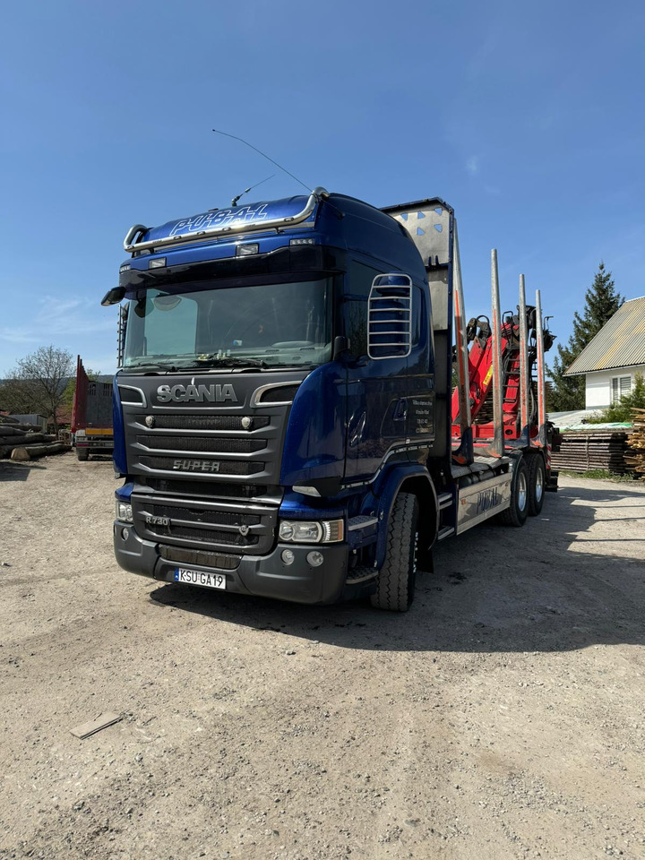SCANIA R730 - Tovornjak za prevoz lesa, Tovornjak z dvigalom: slika 1 SCANIA R730 - Tovornjak za prevoz lesa, Tovornjak z dvigalom: slika 1