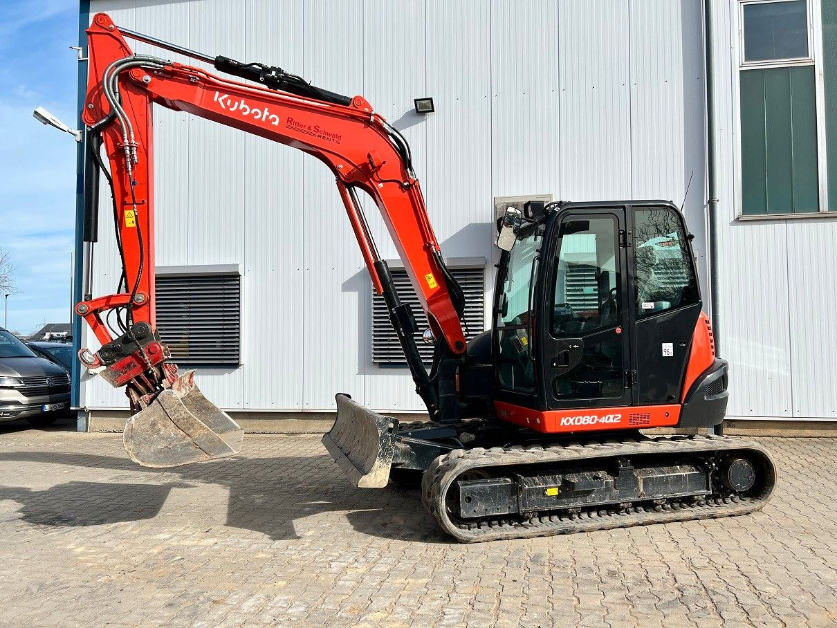 Kubota KX080-4@2 - Mini bager: slika 1 Kubota KX080-4@2 - Mini bager: slika 1