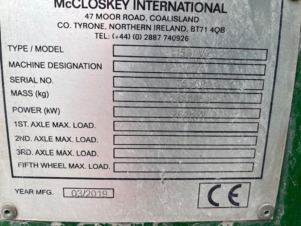 2019 McCloskey J50 - Drobilec: slika 5 2019 McCloskey J50 - Drobilec: slika 5