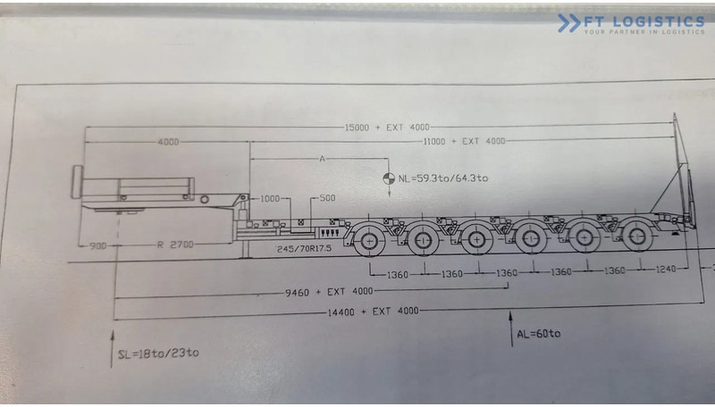 Faymonville FAYMONVILLE STZ-6WAU – 6 AXLES – 92.2T GVW – 73T PAYLOAD – HYDRAULIC RAMPS – EXCELLENT CONDITION! - Nizko noseča polprikolica: slika 2 Faymonville FAYMONVILLE STZ-6WAU – 6 AXLES – 92.2T GVW – 73T PAYLOAD – HYDRAULIC RAMPS – EXCELLENT CONDITION! - Nizko noseča polprikolica: slika 2