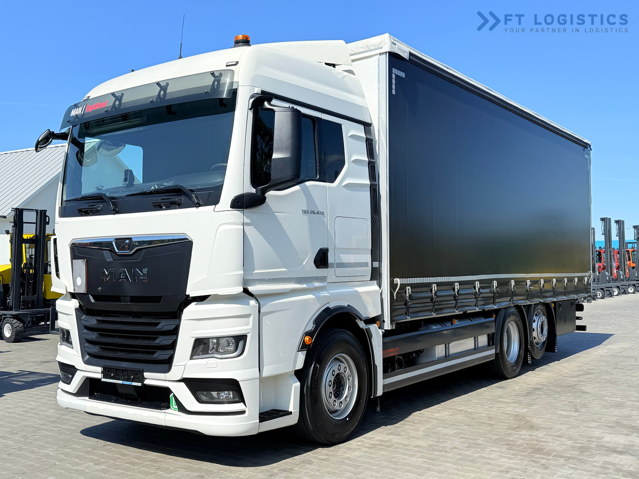 MAN TGX 26.470 / 19 Pallets / Steering Axle / 15 Ton Payload / Retarder / Excellent Condition - Tovornjak s ponjavo: slika 2 MAN TGX 26.470 / 19 Pallets / Steering Axle / 15 Ton Payload / Retarder / Excellent Condition - Tovornjak s ponjavo: slika 2
