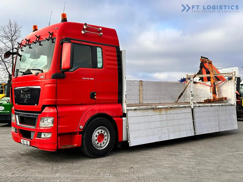 MAN TGX 26.480 Ciężarówka burtowa MAN TGX 26.480 6X2 / PALFINGER PK9002-EH B Crane / 80% Michelin - Tovornjak z dvigalom: slika 2 MAN TGX 26.480 Ciężarówka burtowa MAN TGX 26.480 6X2 / PALFINGER PK9002-EH B Crane / 80% Michelin - Tovornjak z dvigalom: slika 2