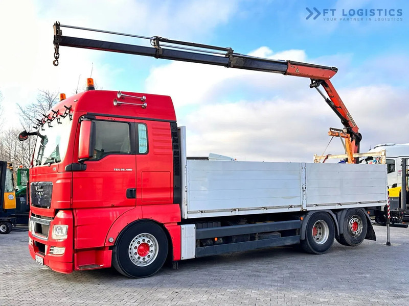MAN TGX 26.480 Ciężarówka burtowa MAN TGX 26.480 6X2 / PALFINGER PK9002-EH B Crane / 80% Michelin Tire Dodać do ulubionych - Tovornjak z dvigalom: slika 1 MAN TGX 26.480 Ciężarówka burtowa MAN TGX 26.480 6X2 / PALFINGER PK9002-EH B Crane / 80% Michelin Tire Dodać do ulubionych - Tovornjak z dvigalom: slika 1