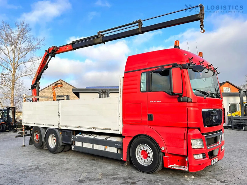 MAN TGX 26.480 Ciężarówka burtowa MAN TGX 26.480 6X2 / PALFINGER PK9002-EH B Crane / 80% Michelin Tire Dodać do ulubionych - Tovornjak z dvigalom: slika 5 MAN TGX 26.480 Ciężarówka burtowa MAN TGX 26.480 6X2 / PALFINGER PK9002-EH B Crane / 80% Michelin Tire Dodać do ulubionych - Tovornjak z dvigalom: slika 5