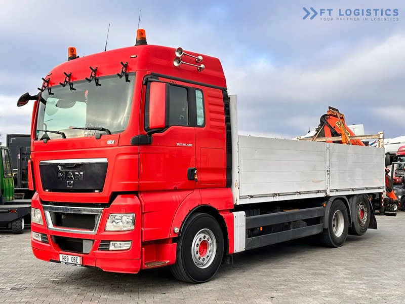 MAN TGX 26.480 Ciężarówka burtowa MAN TGX 26.480 6X2 / PALFINGER PK9002-EH B Crane / 80% Michelin Tire Dodać do ulubionych - Tovornjak z dvigalom: slika 4 MAN TGX 26.480 Ciężarówka burtowa MAN TGX 26.480 6X2 / PALFINGER PK9002-EH B Crane / 80% Michelin Tire Dodać do ulubionych - Tovornjak z dvigalom: slika 4