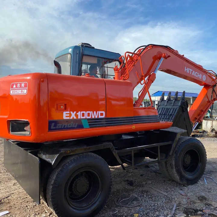 Used Hitachi Ex100WD Wheel Excavator for Sale Japan Made Hitachi Ex100wd Wheeled Excavator for Sale - Bager goseničar: slika 1 Used Hitachi Ex100WD Wheel Excavator for Sale Japan Made Hitachi Ex100wd Wheeled Excavator for Sale - Bager goseničar: slika 1